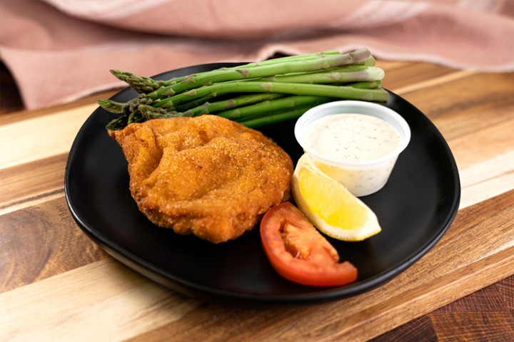 Chicken Milanesa with Green Beans