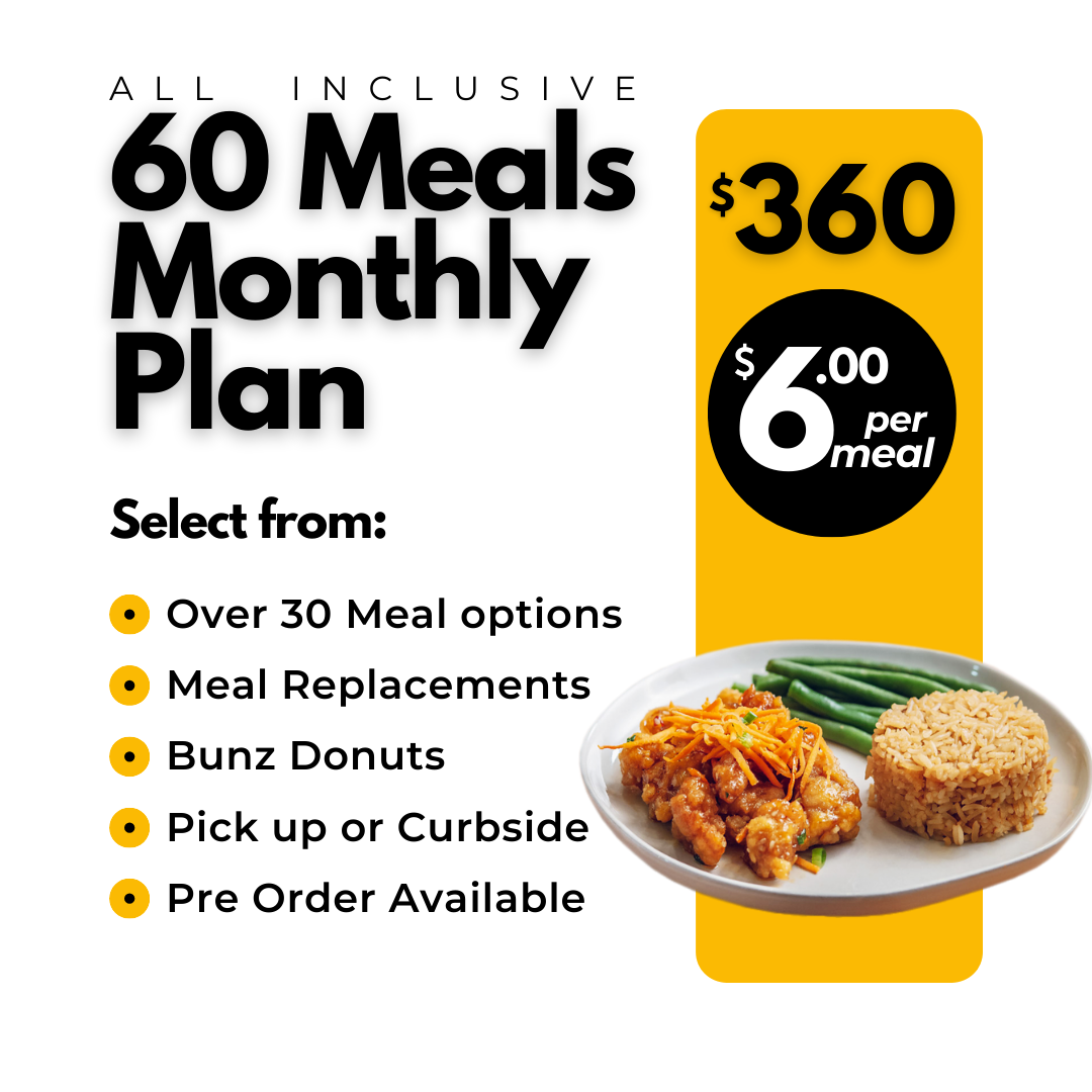 Monthly 60 Meal Plan