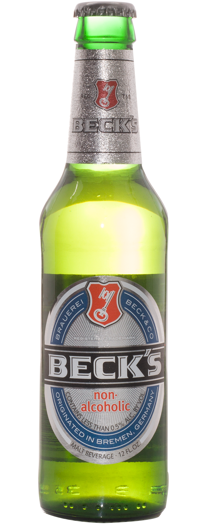 Becks non alcoholic bottle