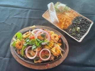 Shrimp Fajitas for 2