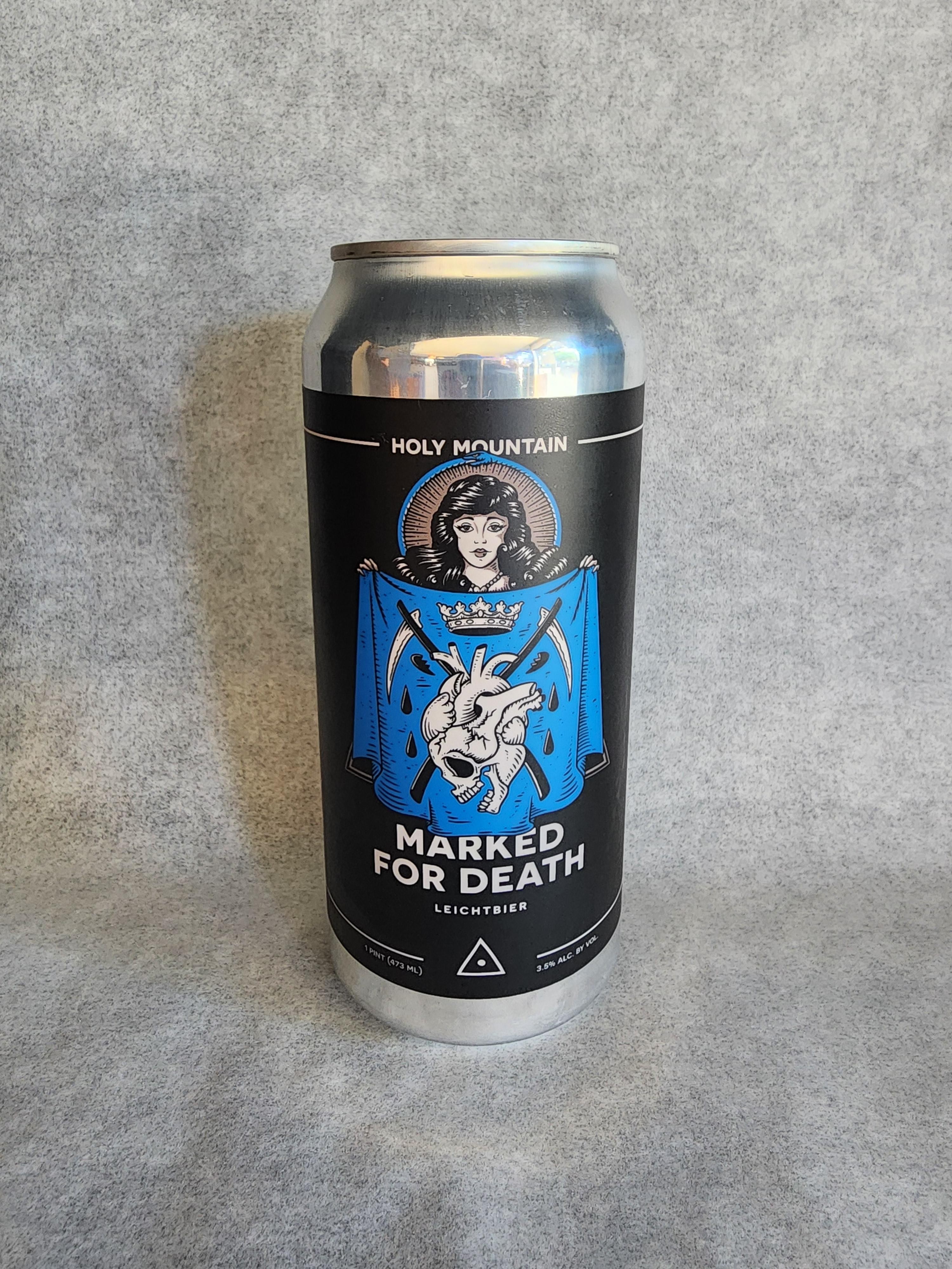 Holy Mountain Brewing Marked for Death Leightbier