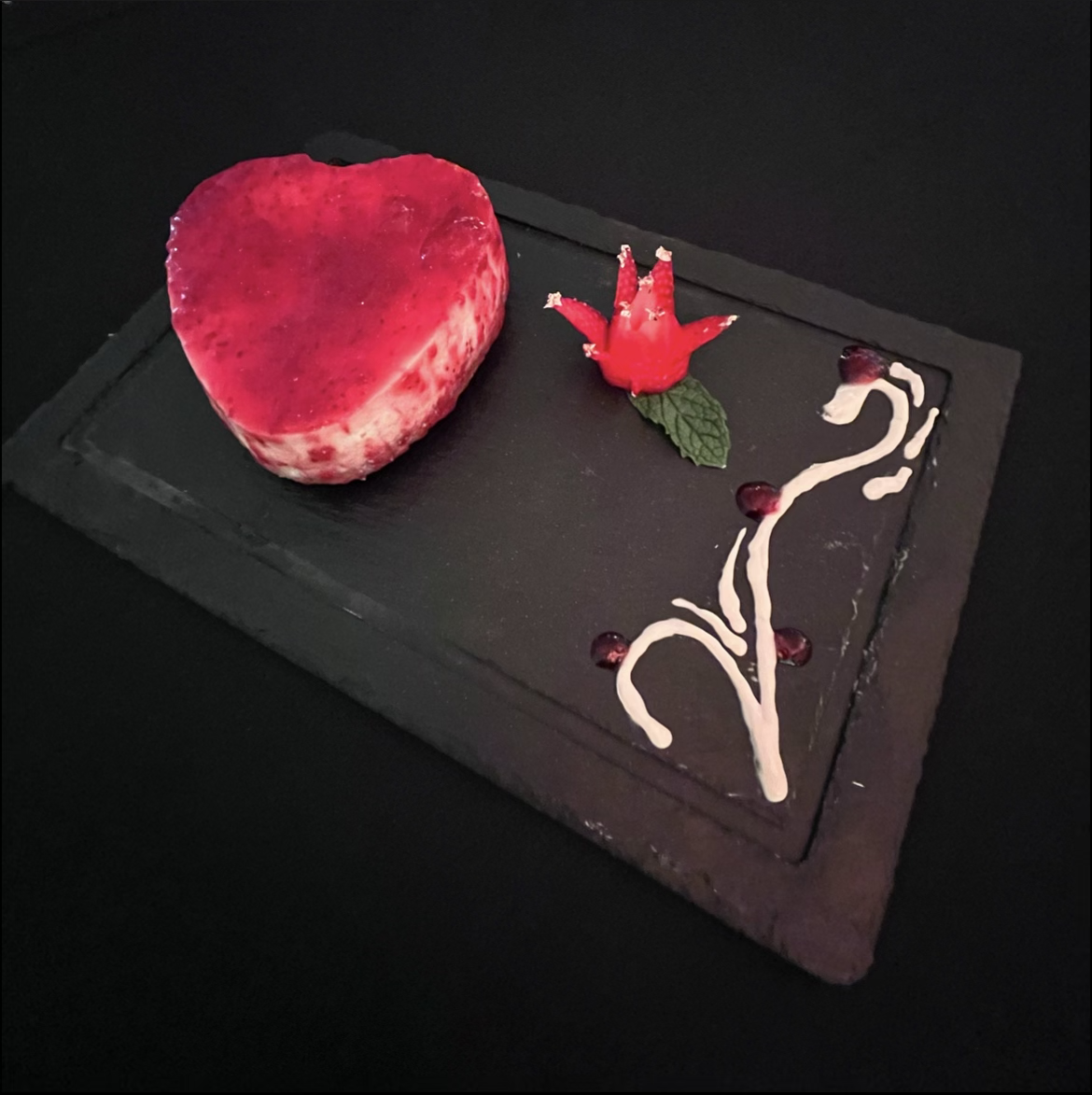 Valentines Strawberry Cheesecake
