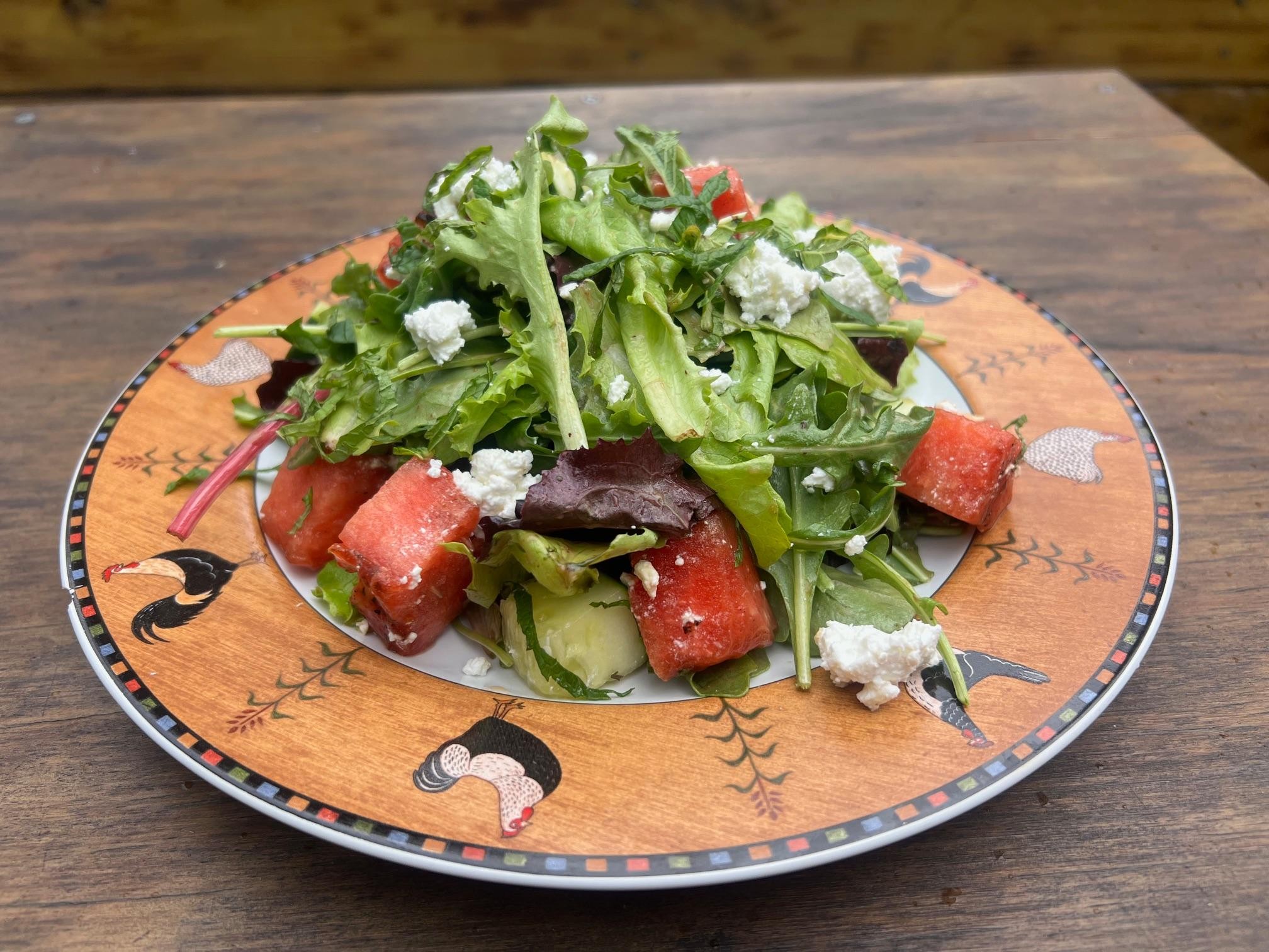 Grilled Watermelon-Feta Salad