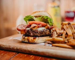 Drunken Onion Gorgonzola Burger