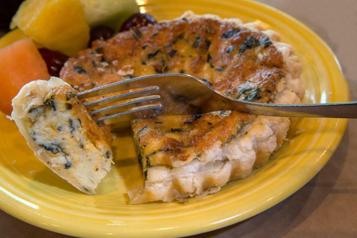 QUICHE & FRESH FRUIT