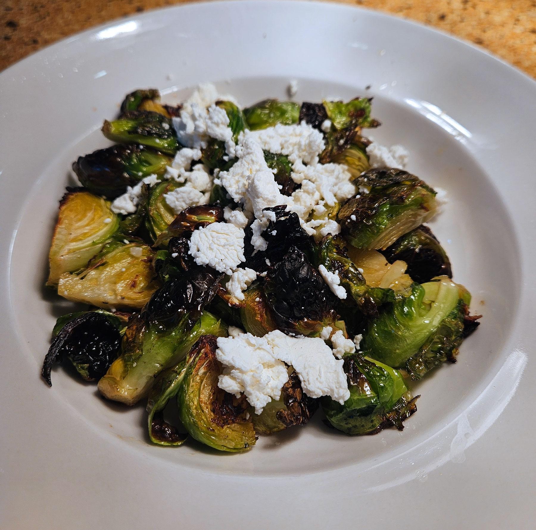 Wood Roasted Brussels Sprouts