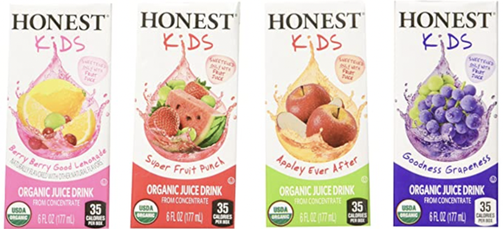 Honest Kids Organic Juice 6 oz