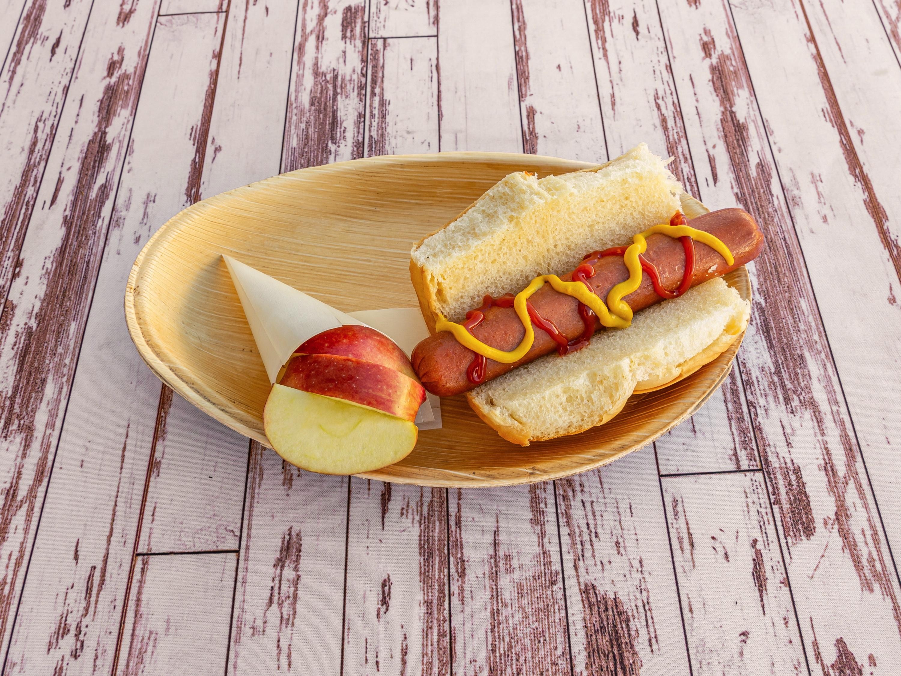 All Beef Hot Dog & Fruit