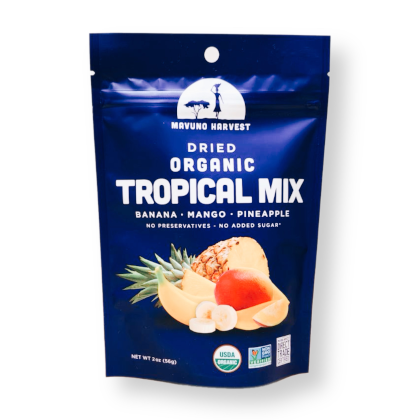 Dried Organic Tropical Mix (V+, GF)