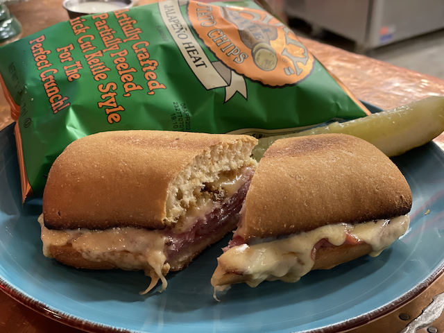 Gluten Free Hot Ham & Cheese Sandwich