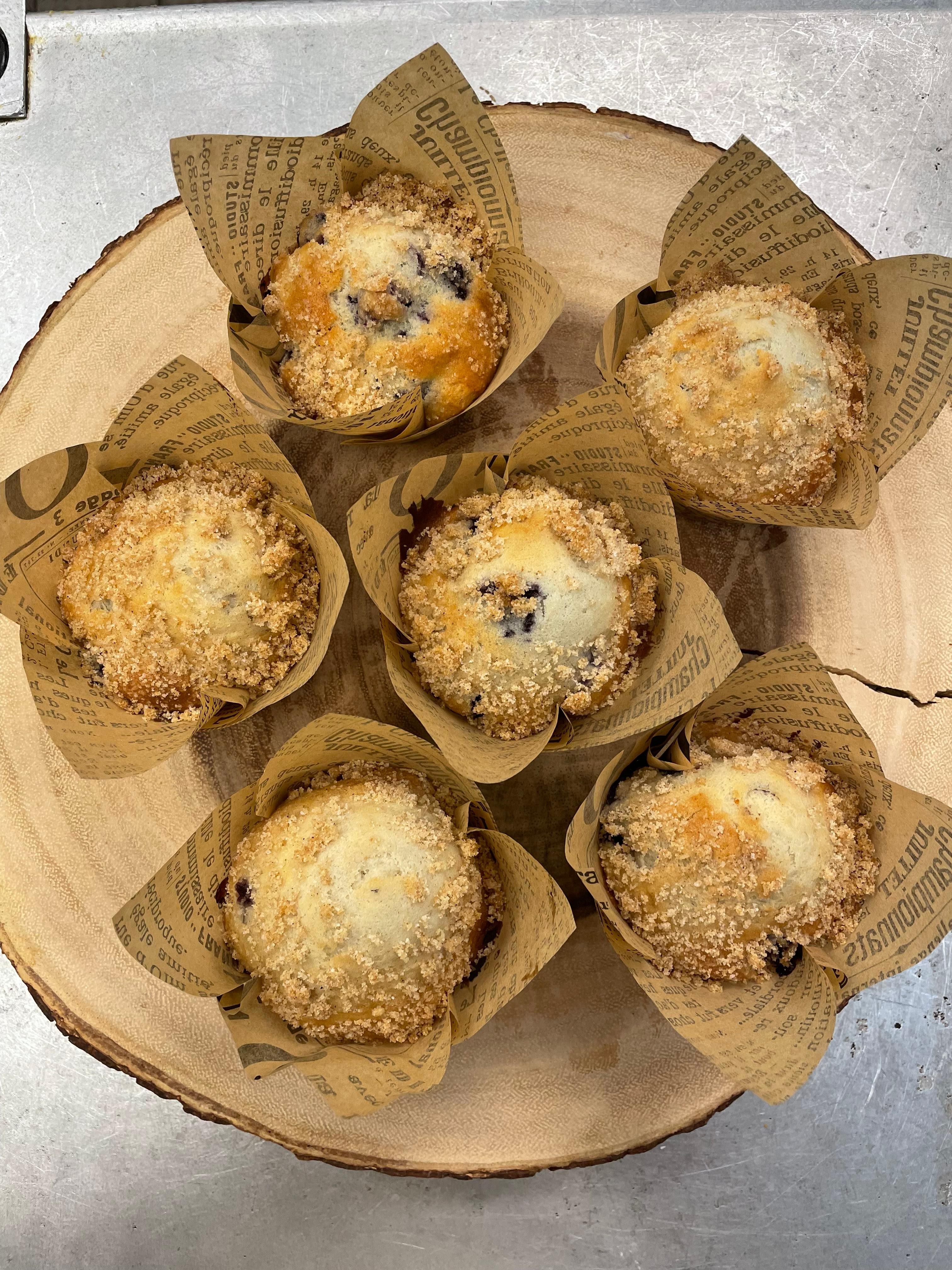 Blueberry Muffin with Streusel