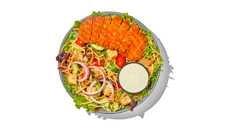 Crispy Buffalo Chicken Salad