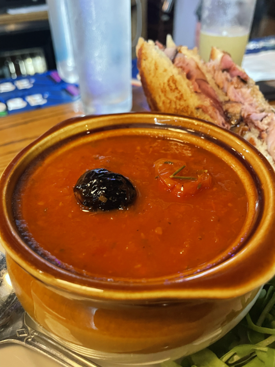 Bloody Mary Heirloom Tomato Soup