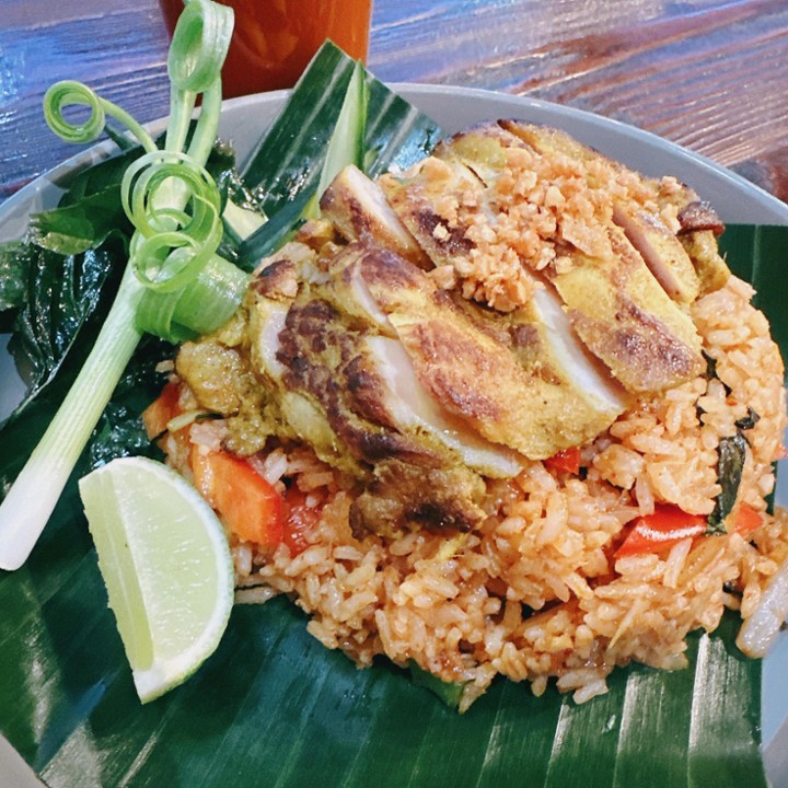 Grilled chicken Fried rice Lunch