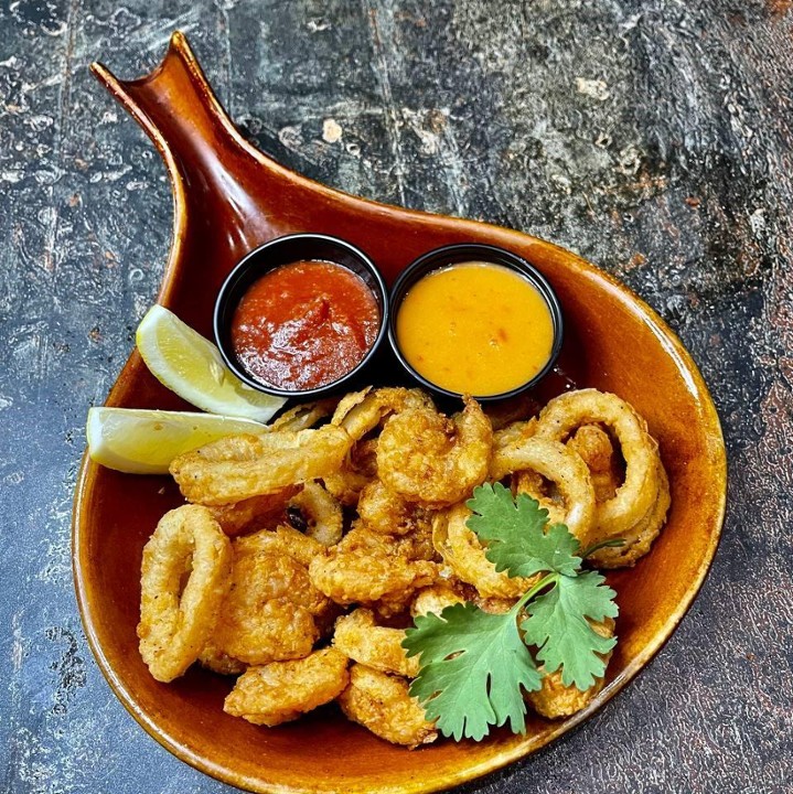 Fried Calamary and Shrimp