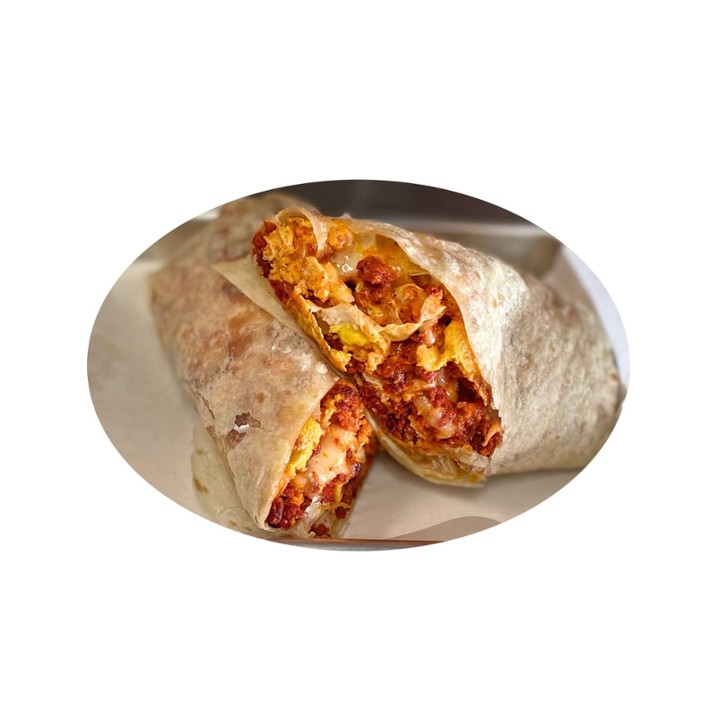 Potato, Egg and Chorizo Burrito