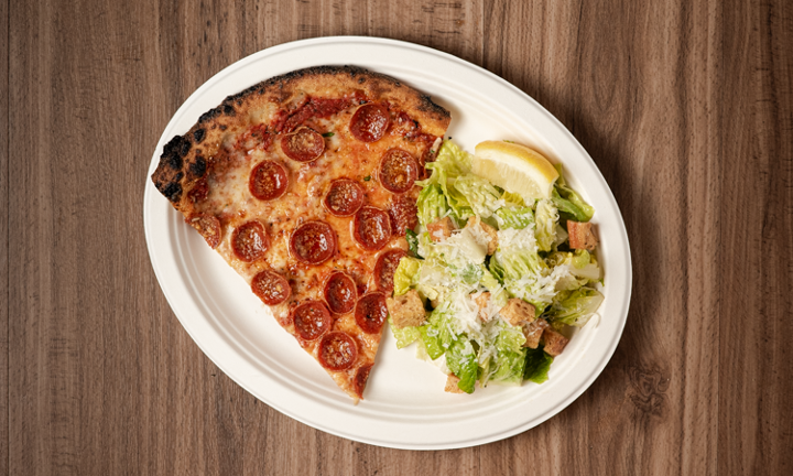 Pizza Slice & Salad Combo