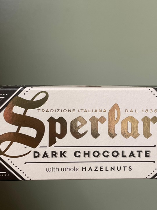 Sperlari, Dark Chocolate w/Hazelnuts bar 5.29 oz
