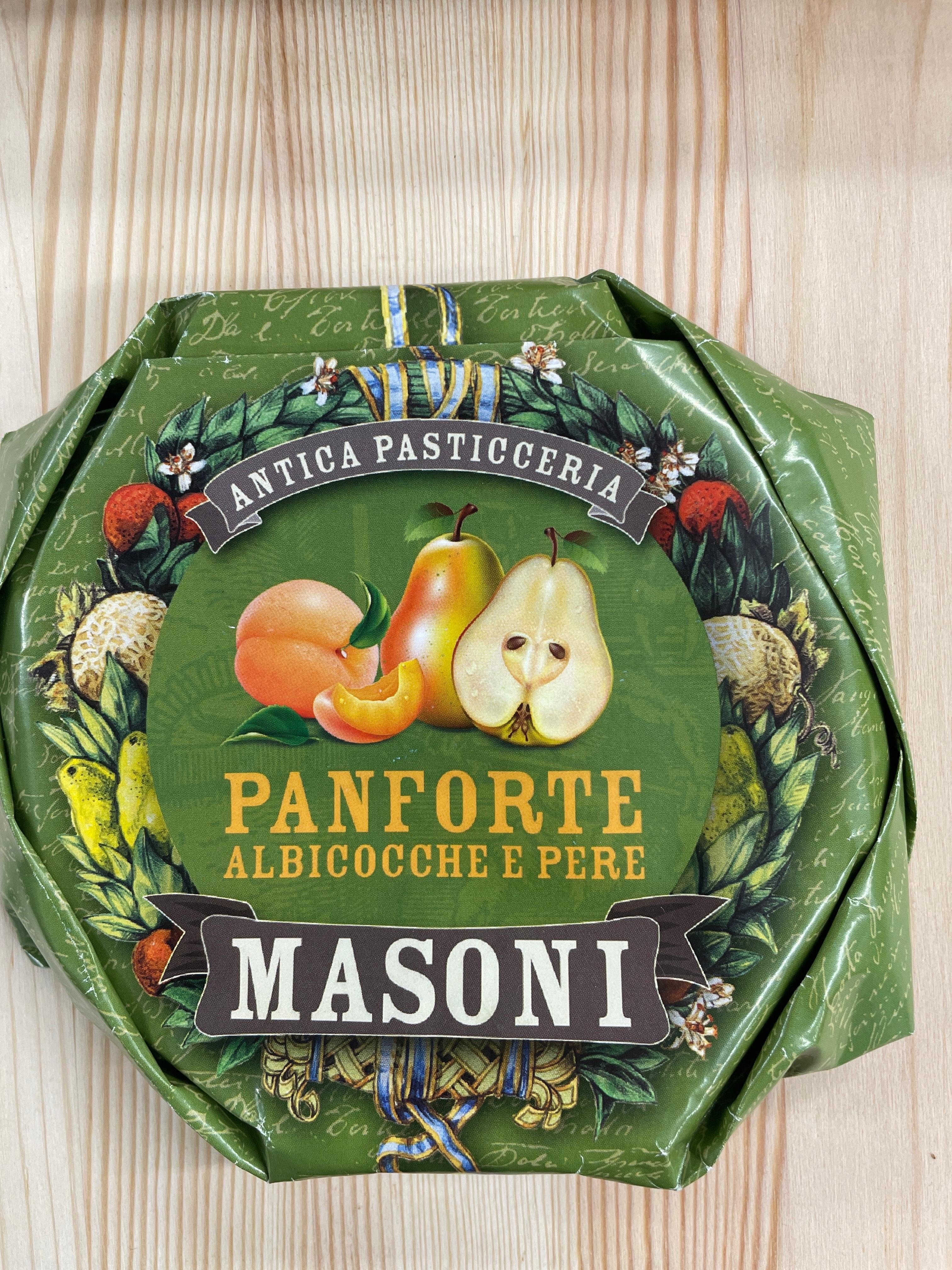 Masoni Panforte Apricots & pears 250gr
