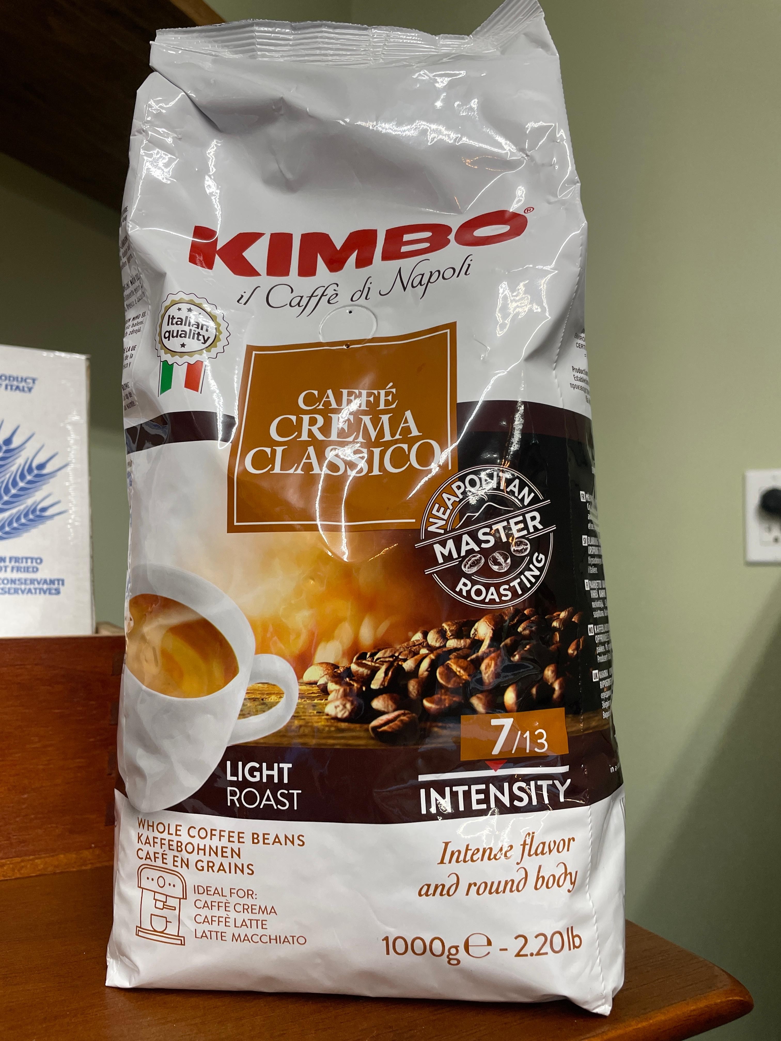 Kimbo Espresso Crema Classico Beans 1000g
