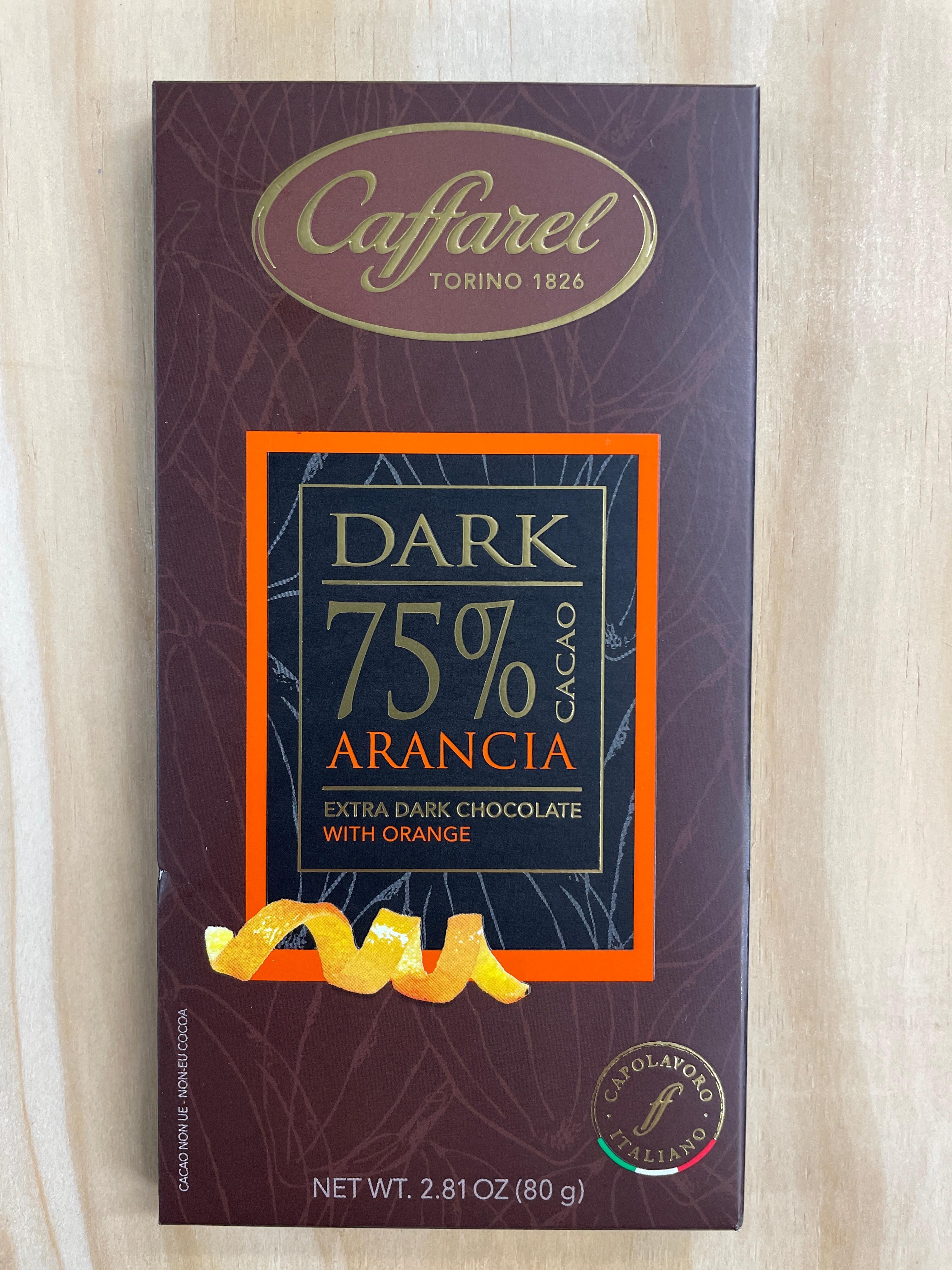 Caffarel extra dark Orange Bar 80gr