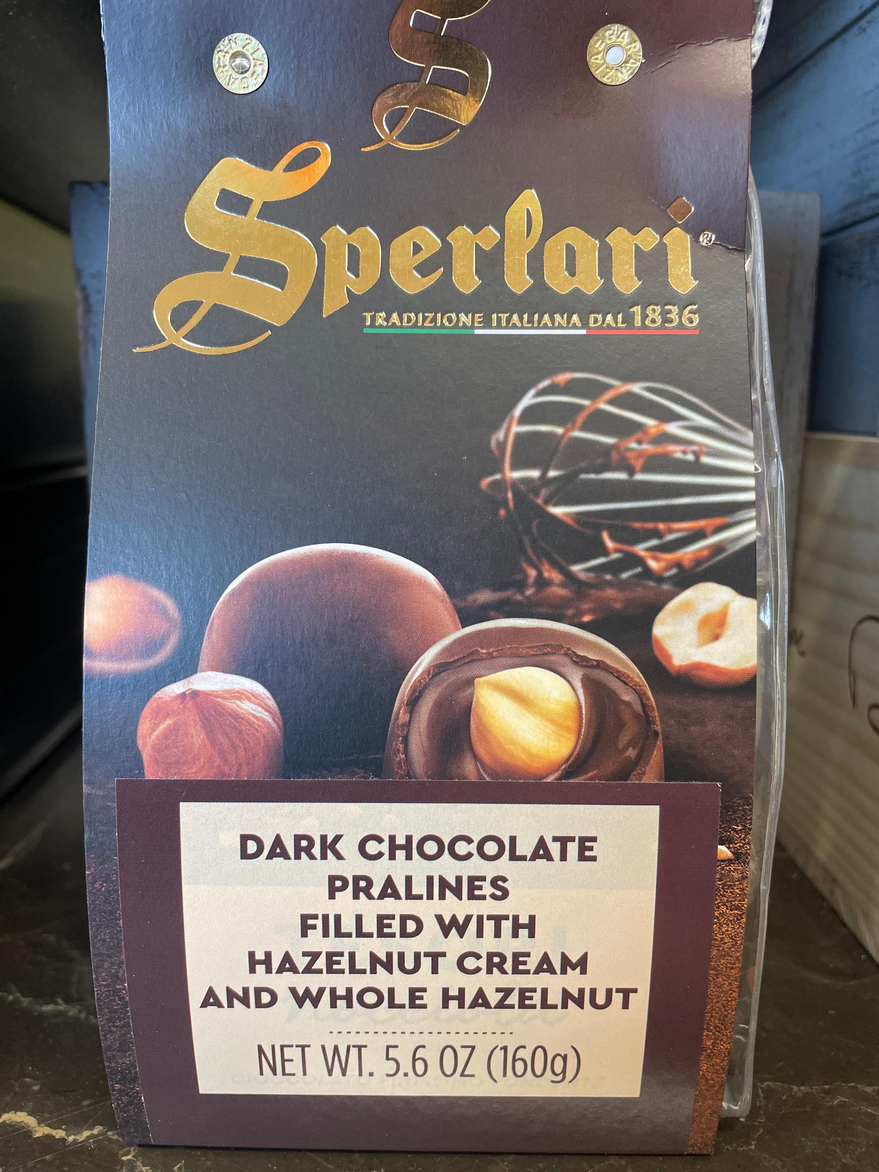 Sperlari, Dark chocolate bites w/hazelnuts bag 5.6oz