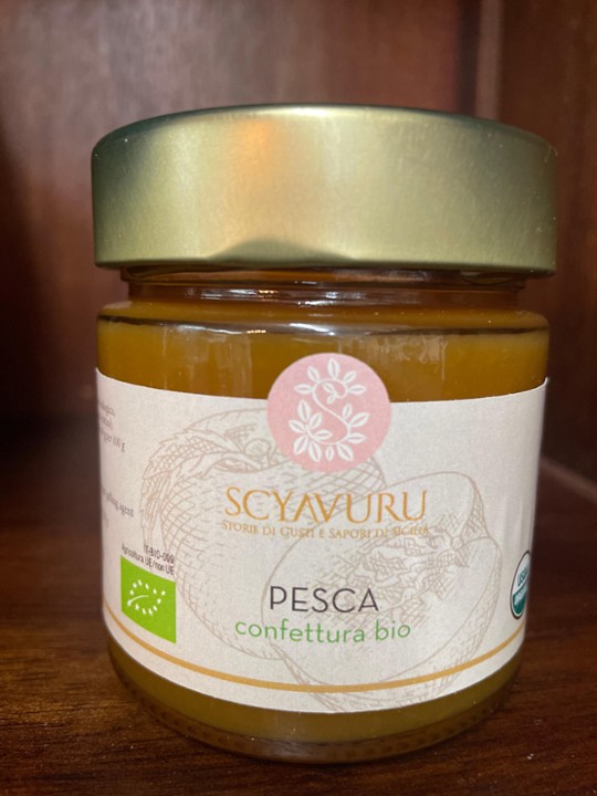 Scyavuru Organic Sicilian Peach Marmalade
