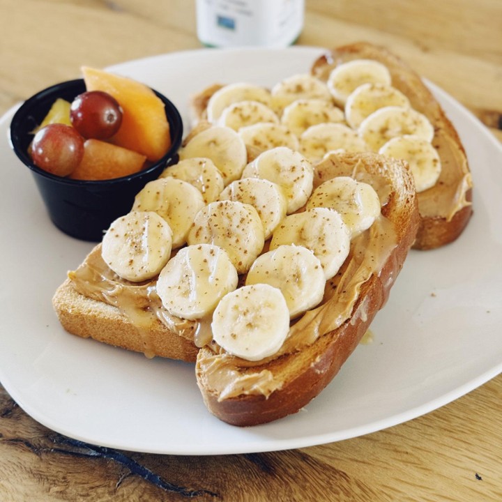 PB + Banana Toast