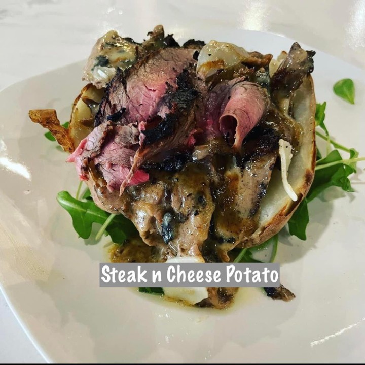 Steak and Cheese Potato