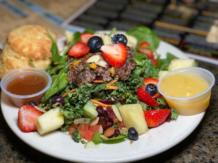 Half Vegan Quinoa Mixed Berry Superfood Power Salad