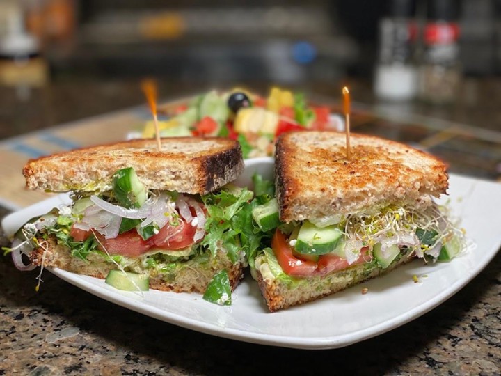 Vegan Hippie Picnic Sandwich