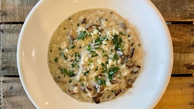 Mushroom and Parmesan Risotto