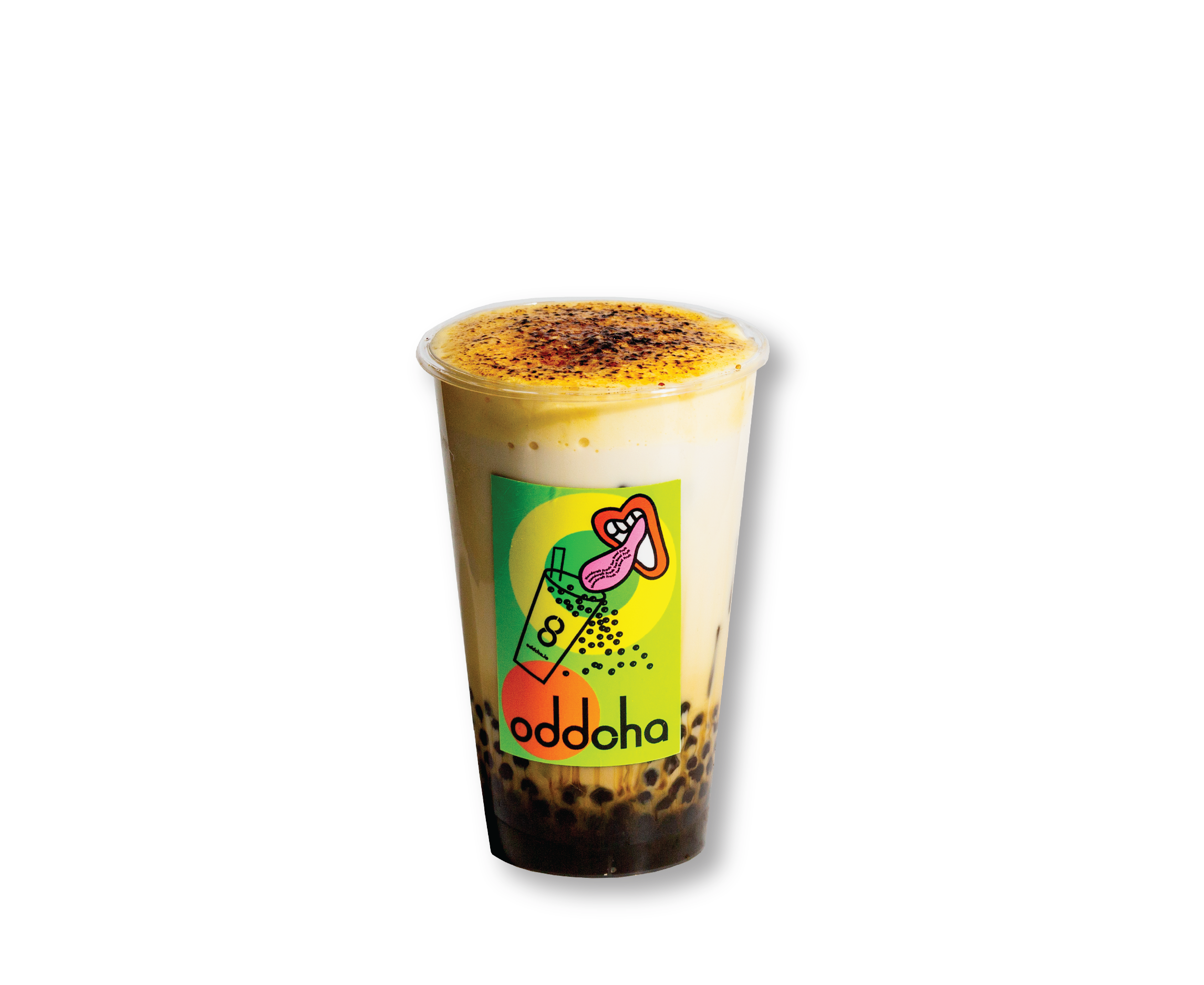 Creme Brulee Boba (with Ice)