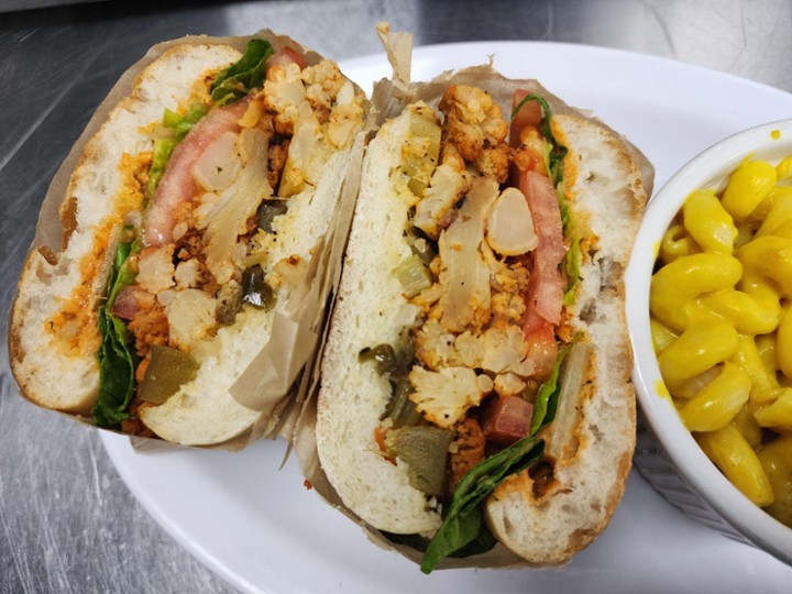 Cajun Cauliflower Sandwich