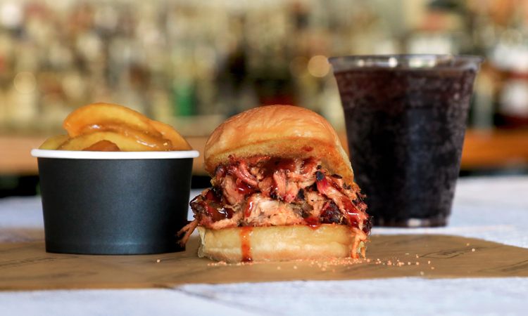 MINI PULLED PORK SANDWICH
