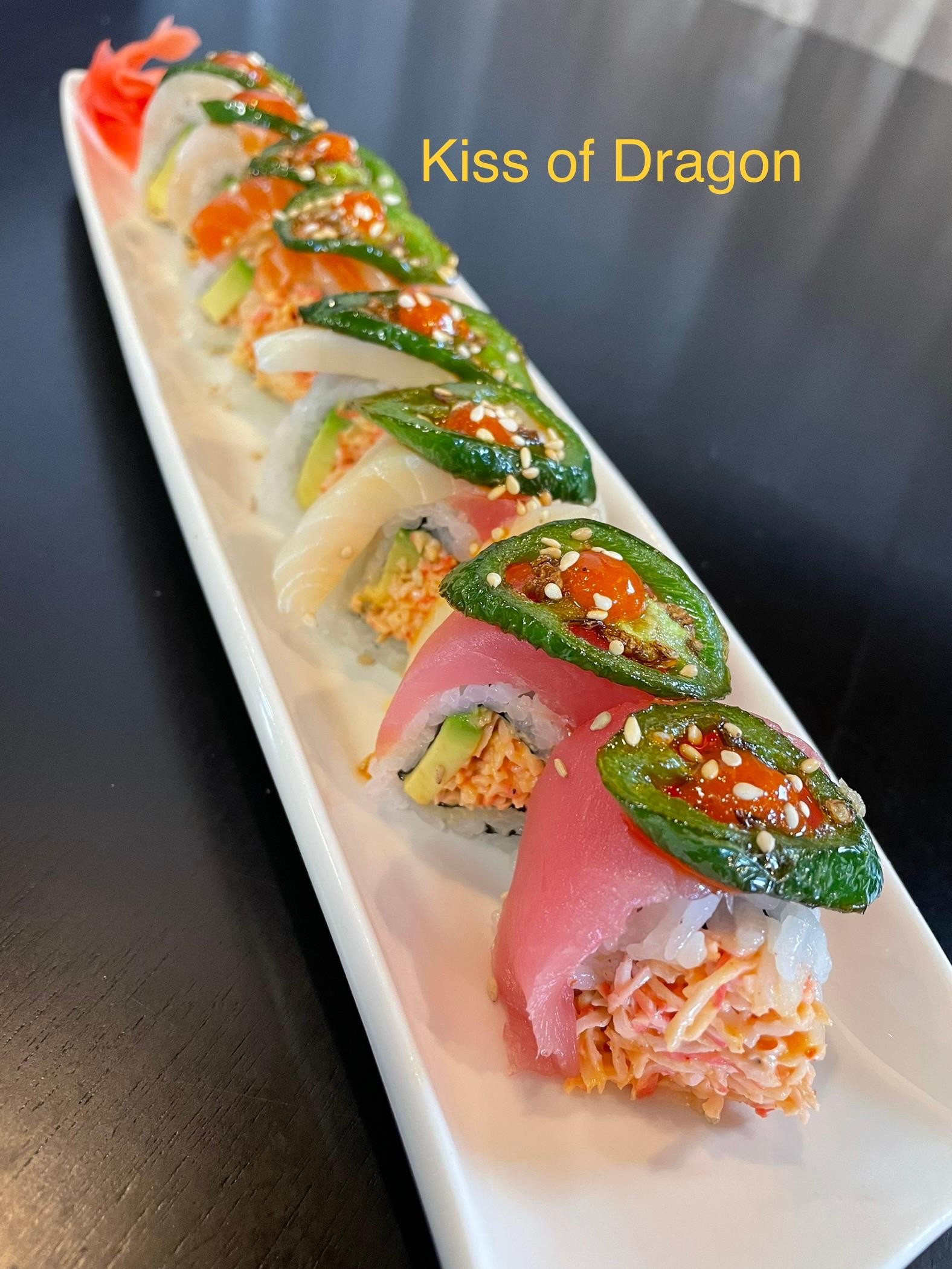 Kiss of dragon roll
