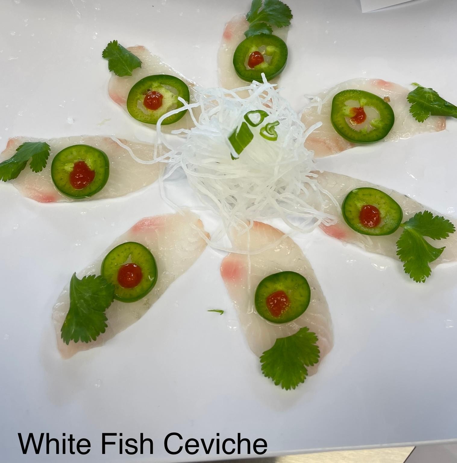 White fish ceviche