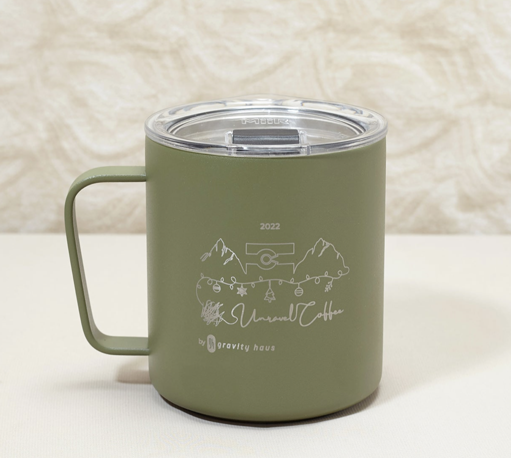 Green Holiday Camp Mug
