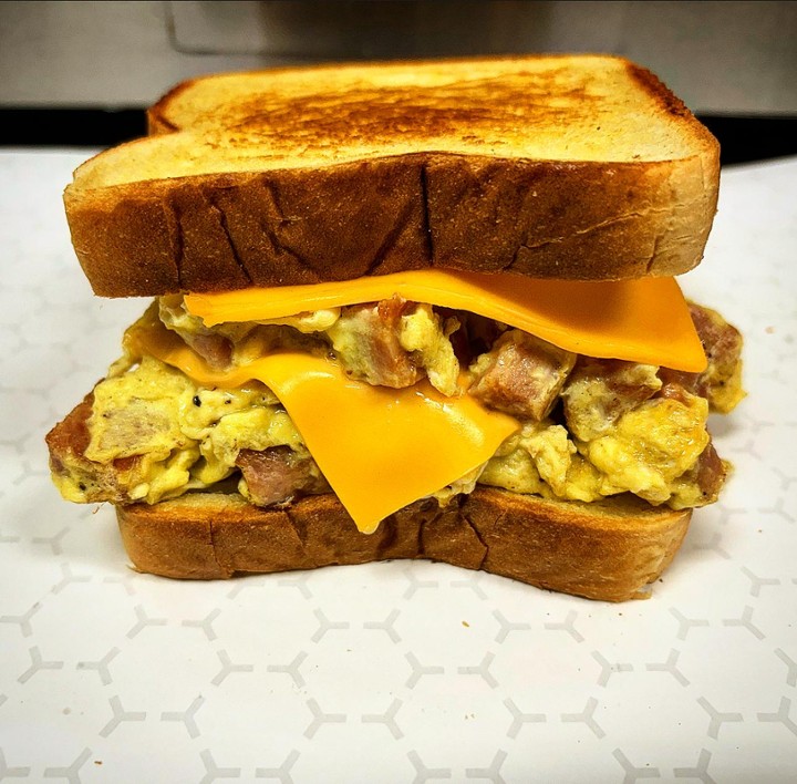 Spam And Egg Sandwich
