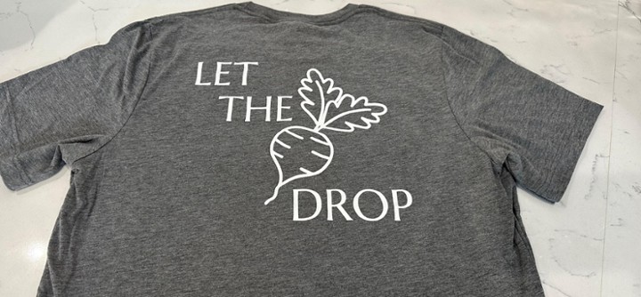 "Let the Beet Drop" Grey Kids