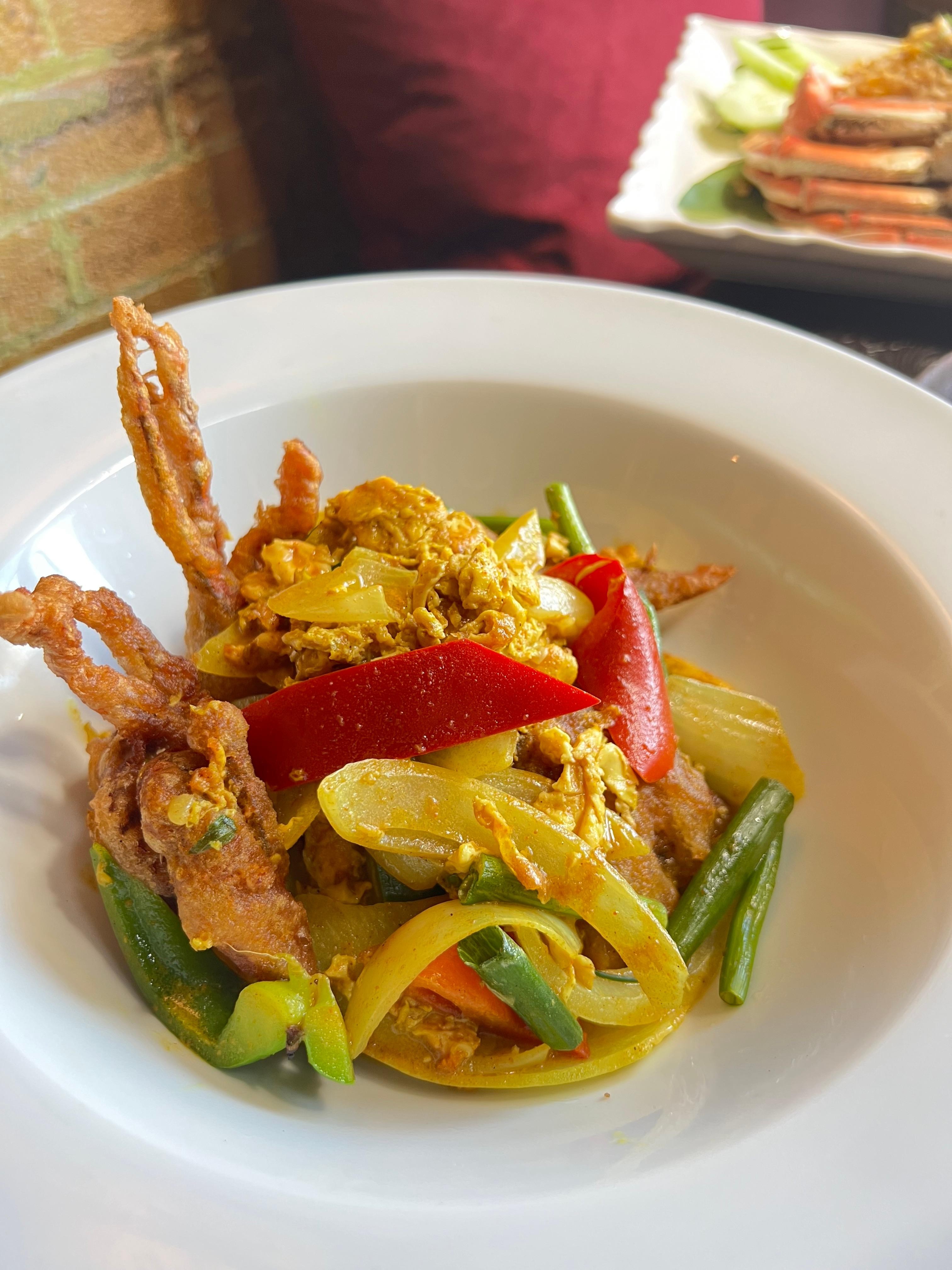 Soft Shell Crabs Pad Pong Curry