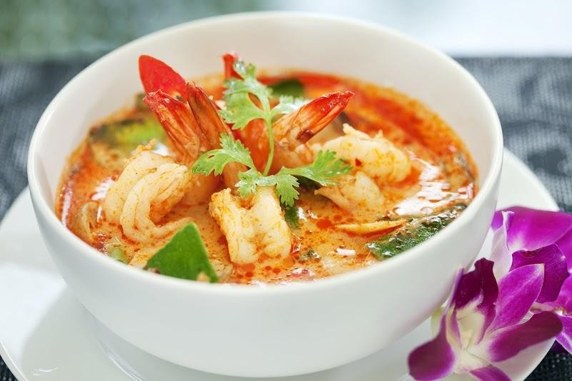 Tom Yum Goong (Hot and Sour Shrimp Soup) GF