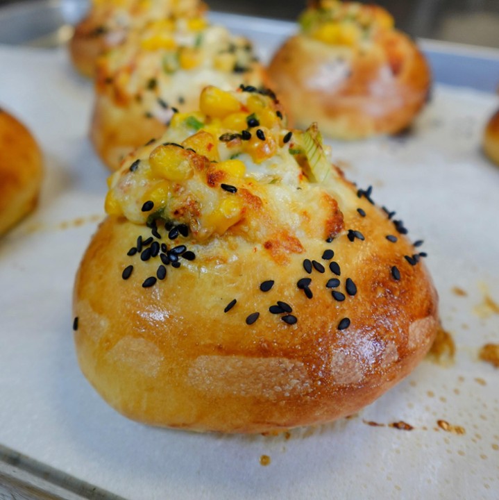 Korean Corn Cheese Bread