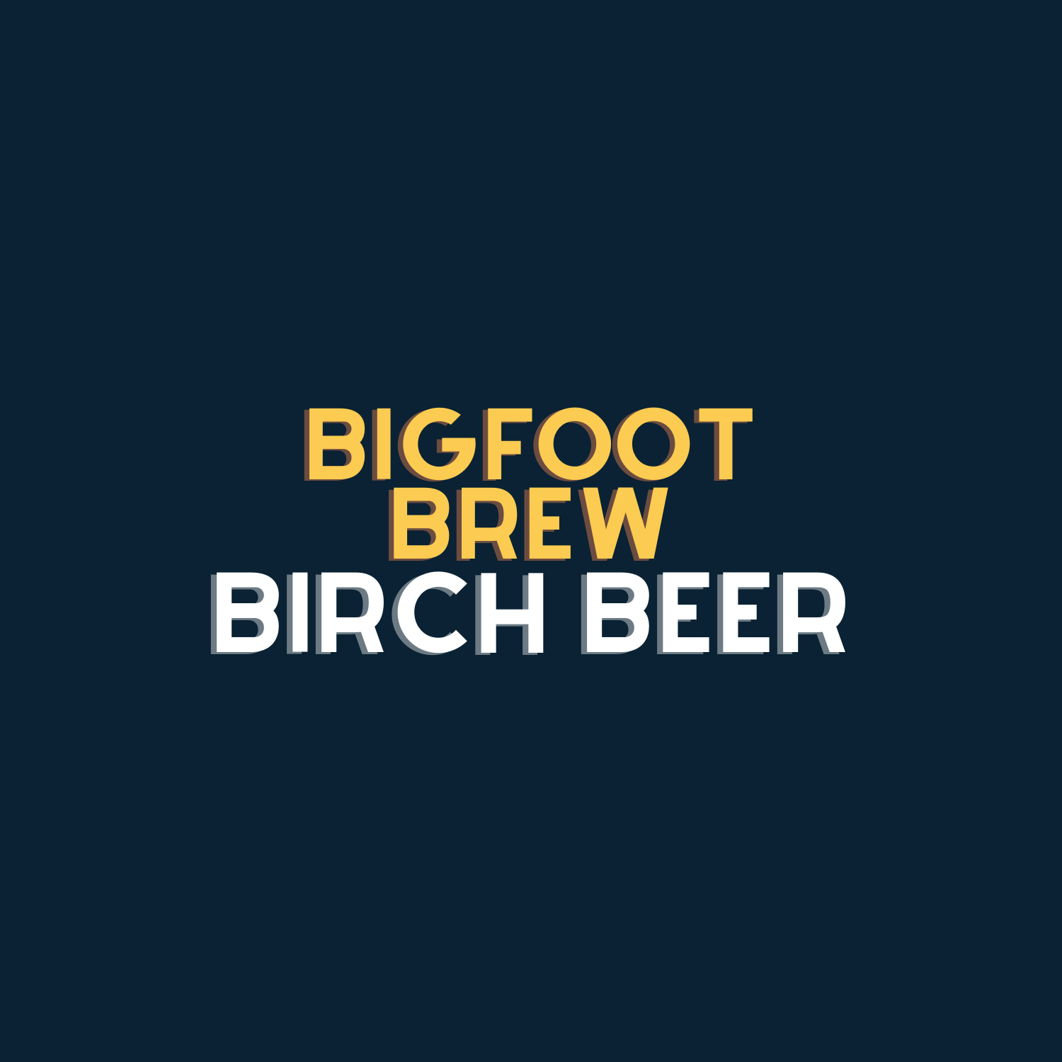 Bigfoot Brew Birch Beer