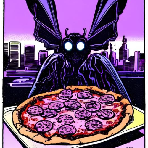 7" Personal Pizza - Baby Mothman