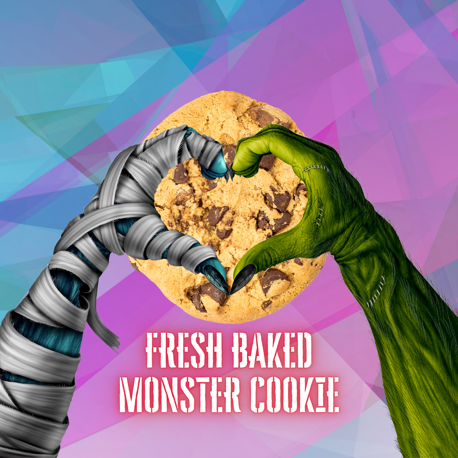 Single Fresh Baked MONSTER Cookie (Chocolate Chip)