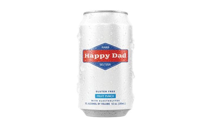 Happy Dad Seltzer - Fruit Punch - 12oz. Can