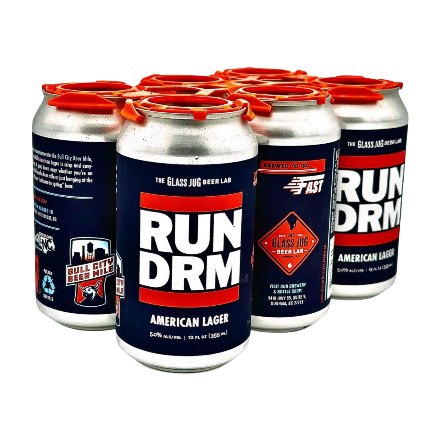 Run DRM, 12 oz cans, 6 pack