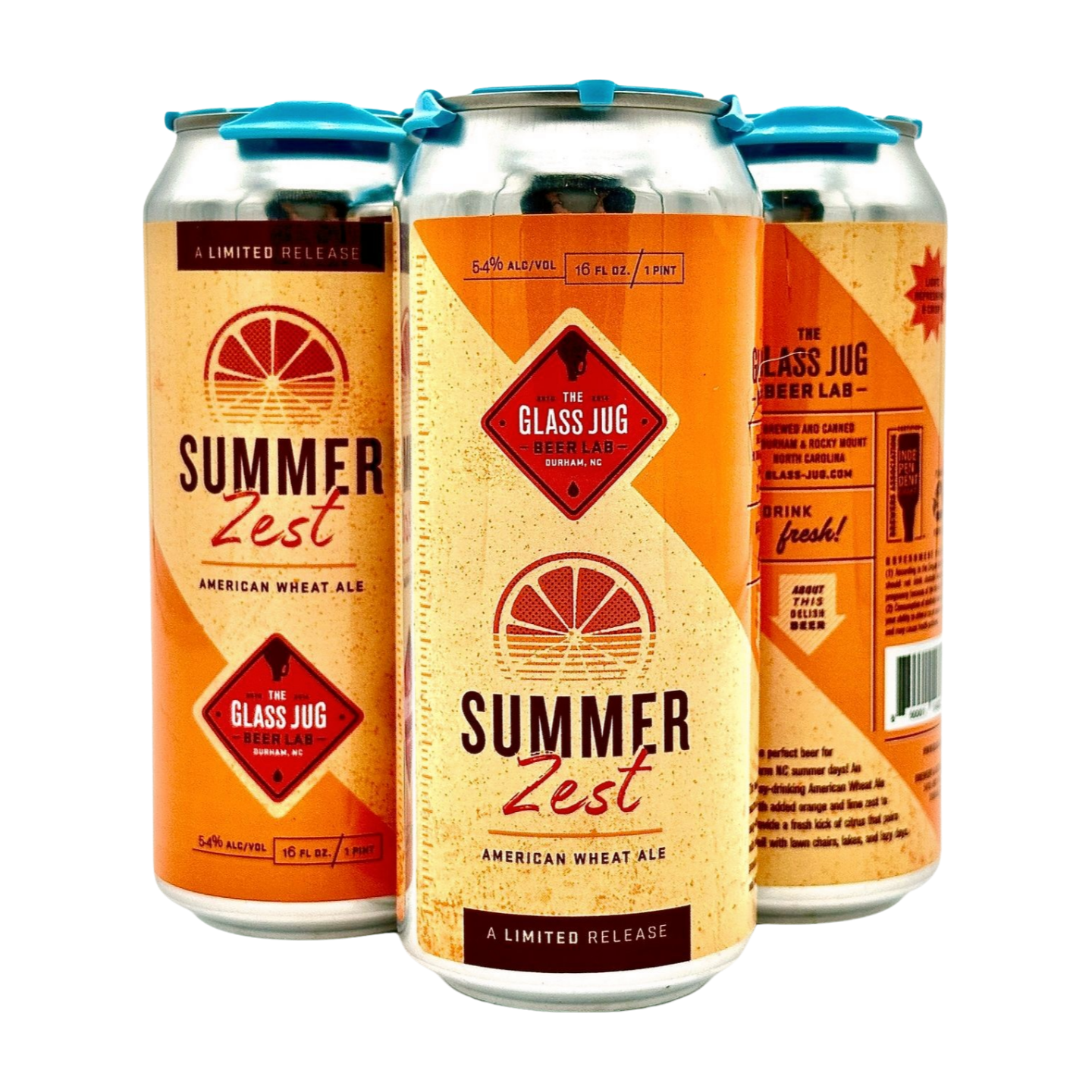 Summer Zest, 16 oz cans, 4 pack