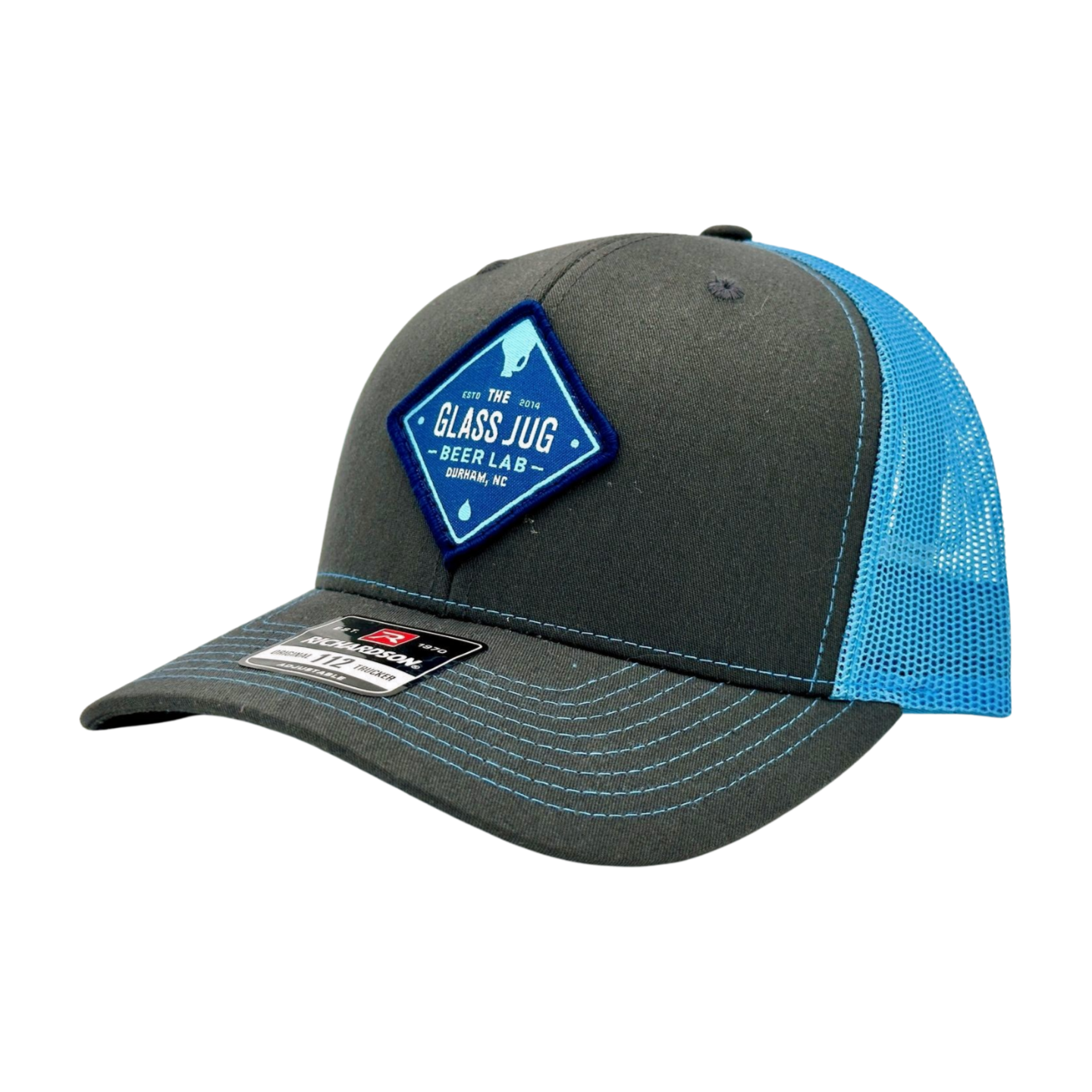 Light Blue, Diamond Logo Hat Trucker